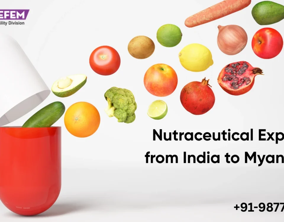 Nutraceutical Export from India to Myanmar
